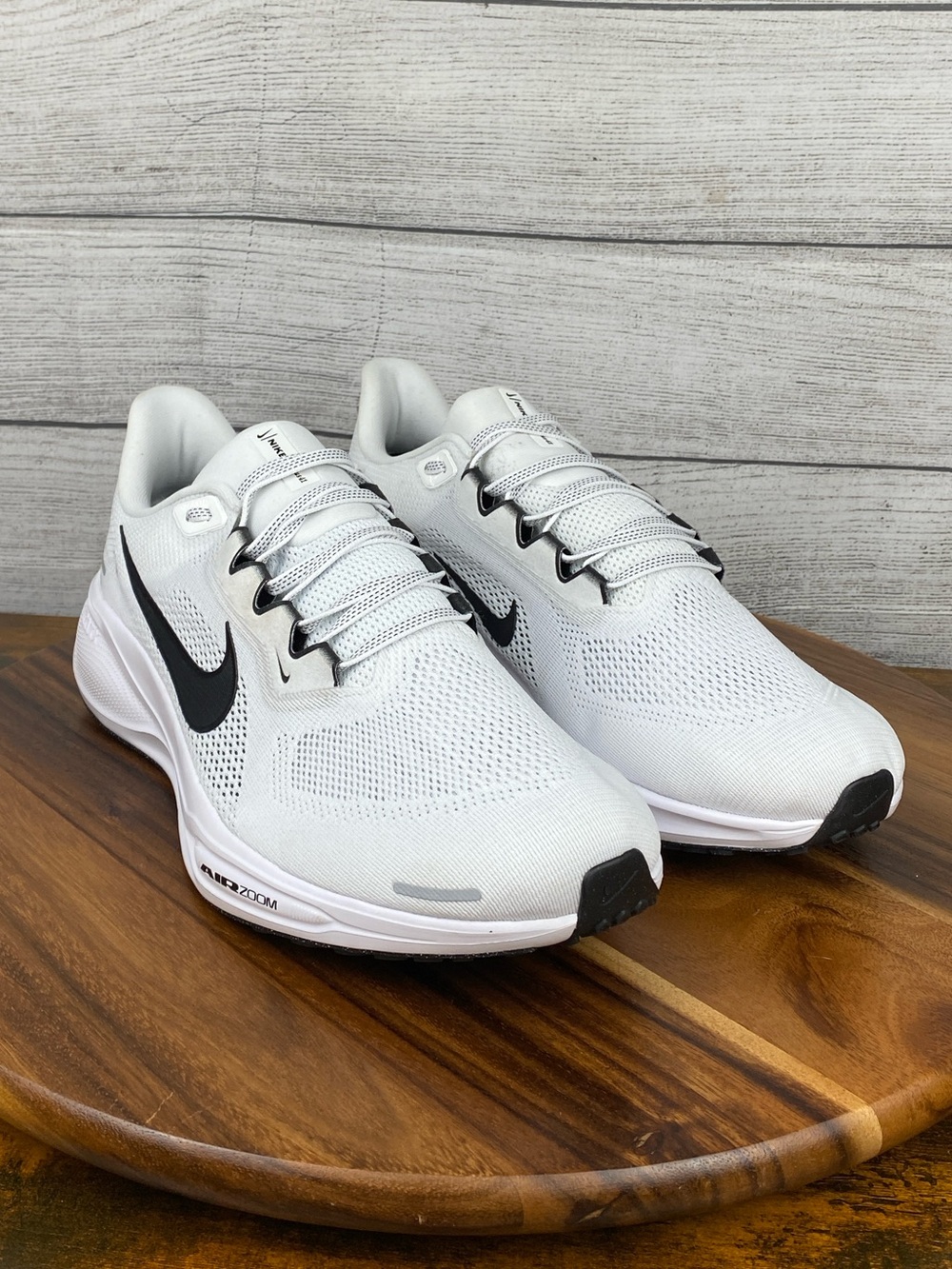 Nike Air Zoom Pegasus 41 Wide TB White Black Running Shoe HF1537-100 Men’s 13 - Picture 3 of 12